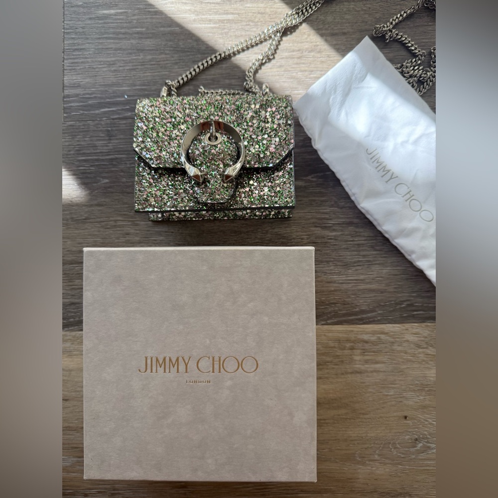 Brand new Jimmy Choo mini Paris chained clutch